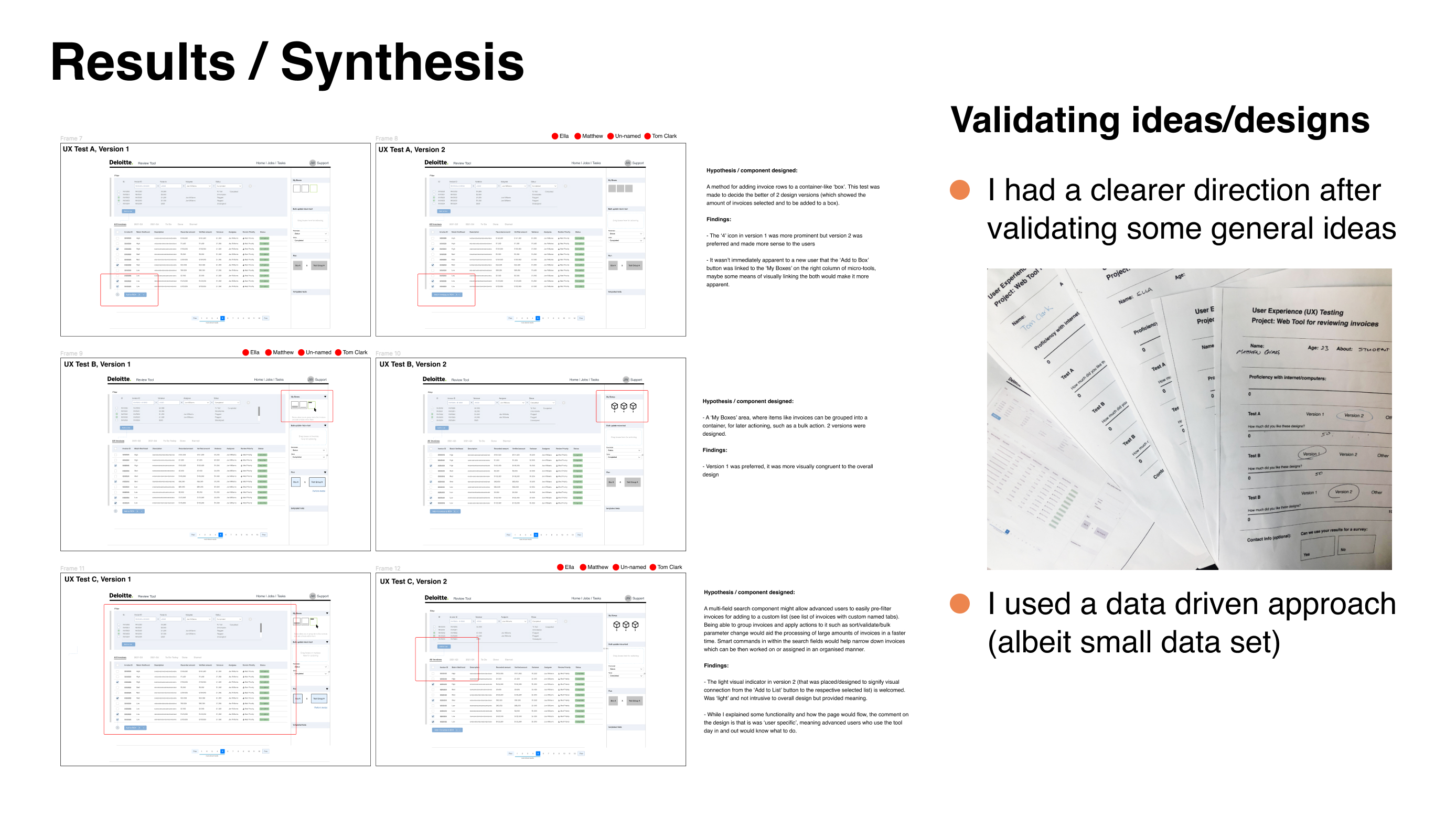 Deloitte case study slide 13