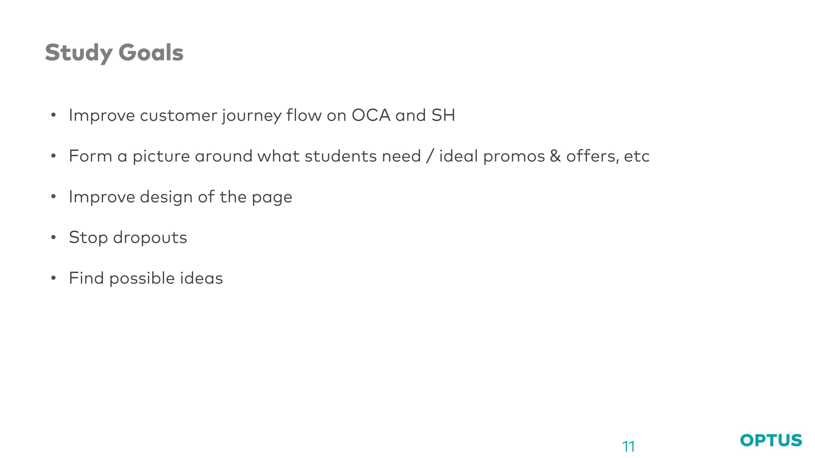 Optus case study slide 11