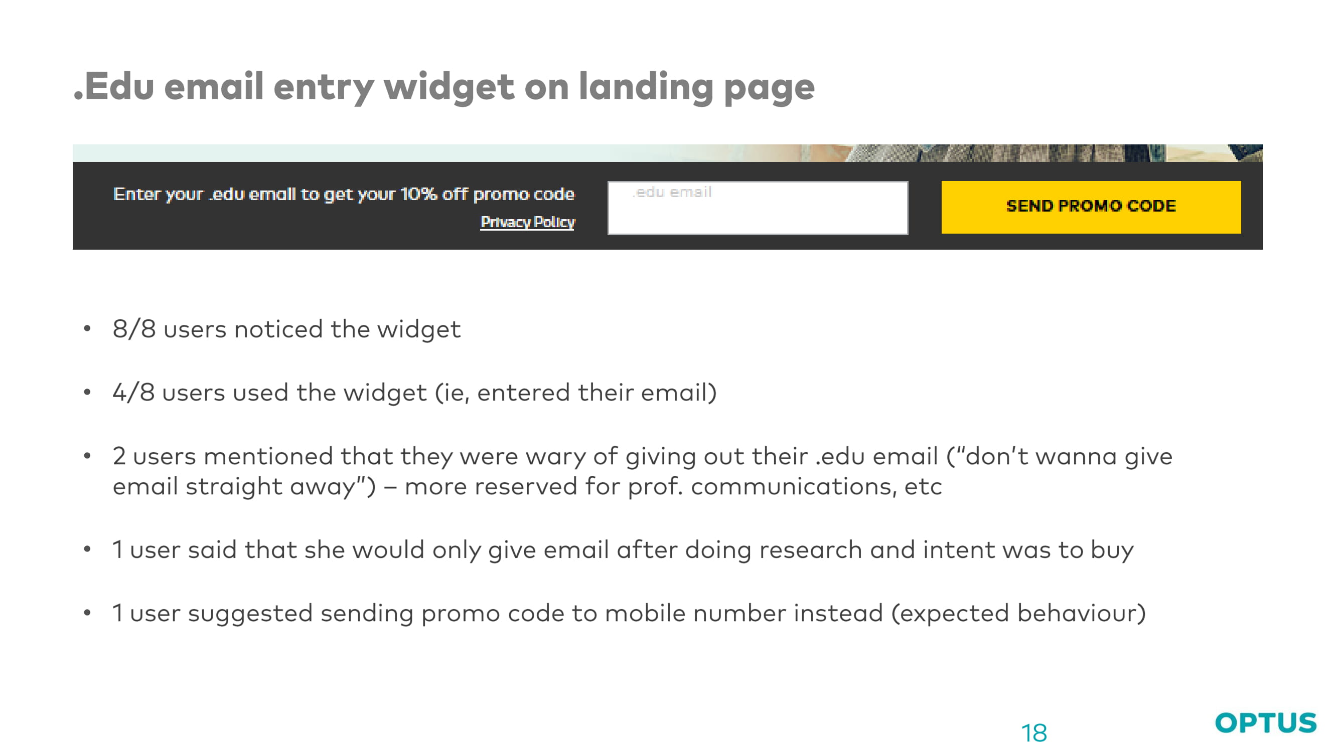 Optus case study slide 18