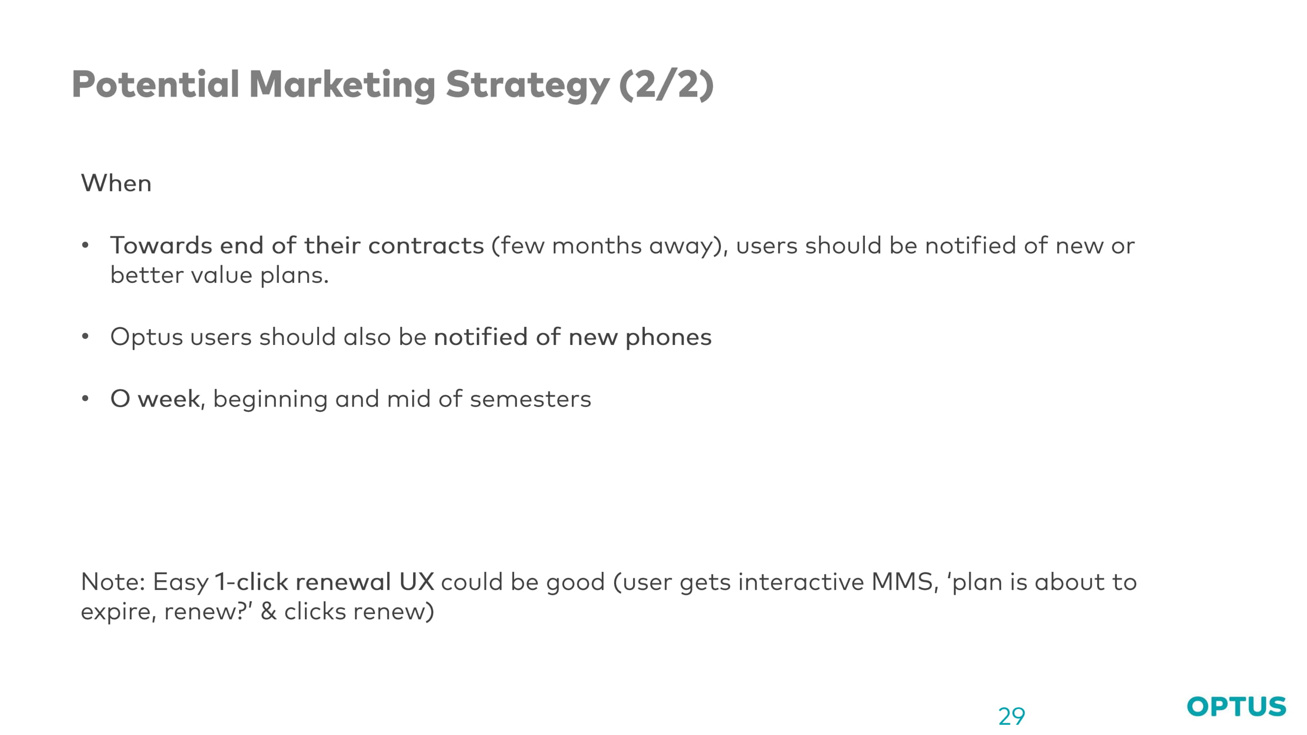 Optus case study slide 29