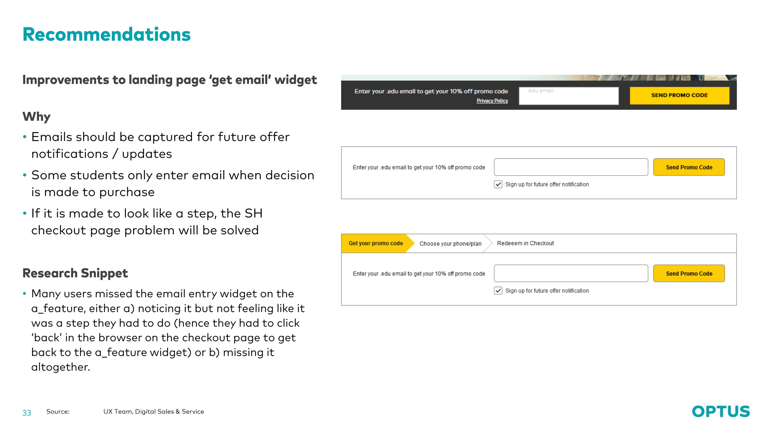 Optus case study slide 33