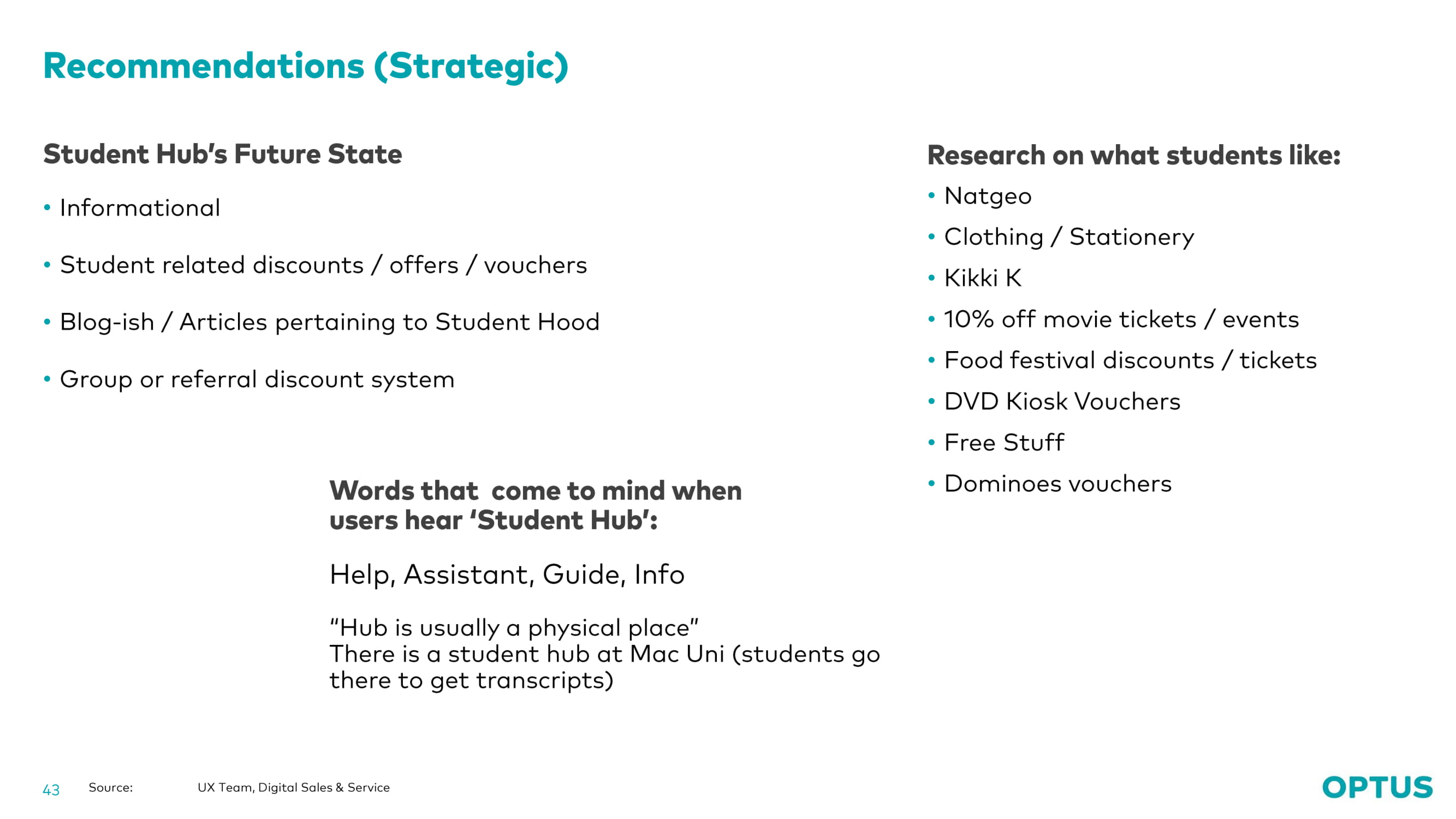 Optus case study slide 43