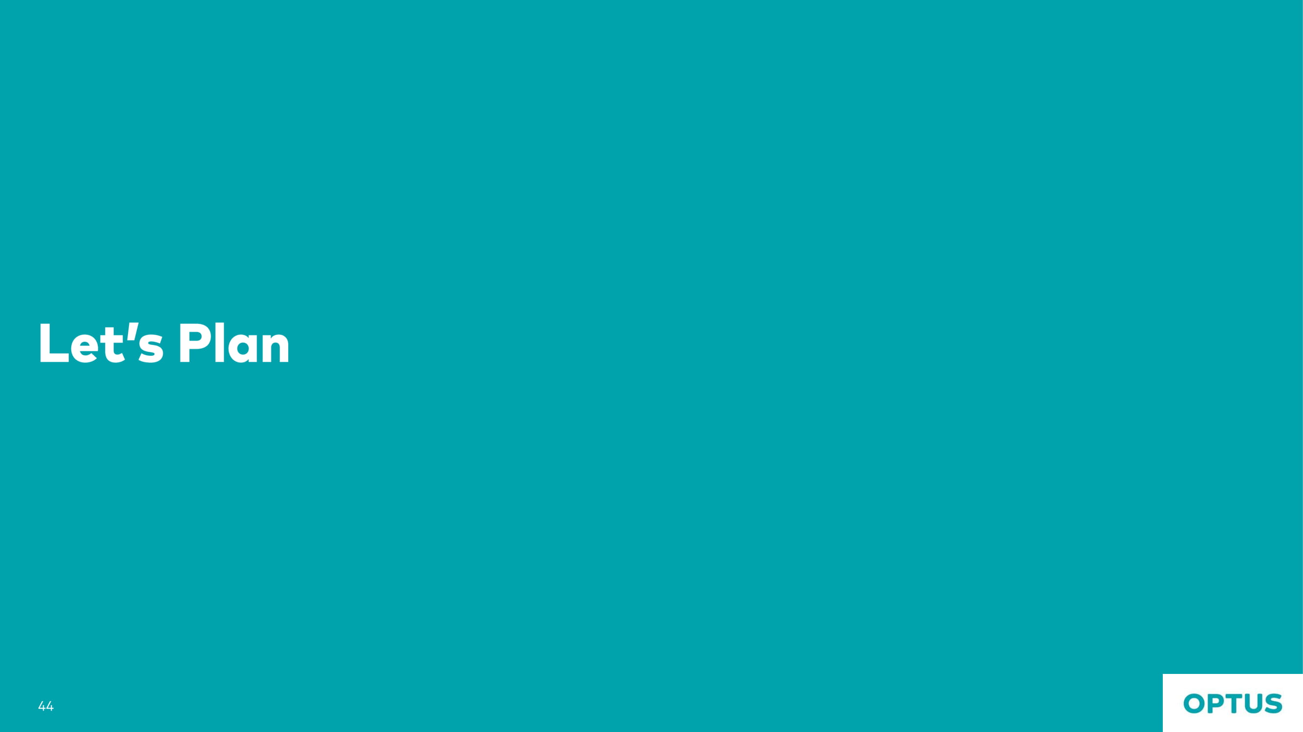 Optus case study slide 44