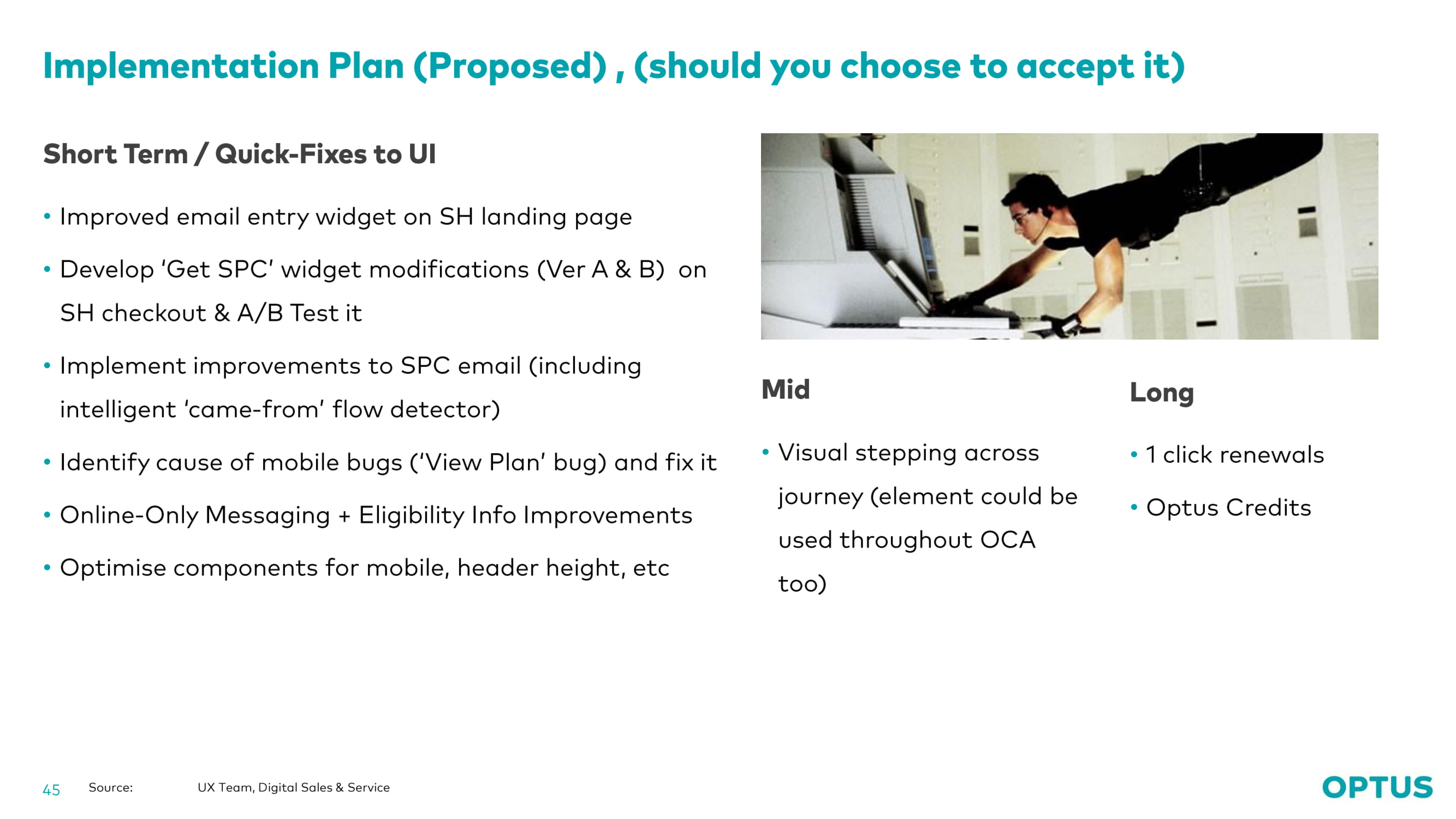 Optus case study slide 45