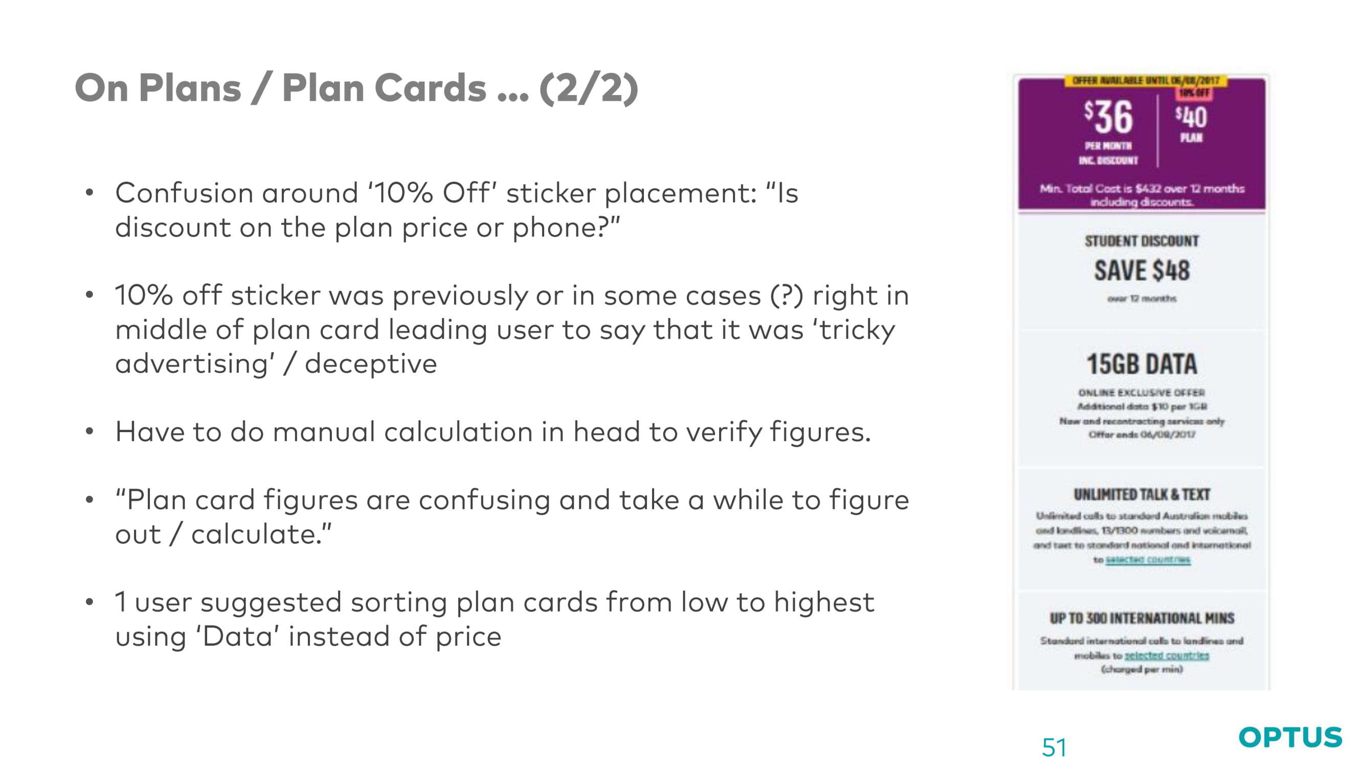 Optus case study slide 51