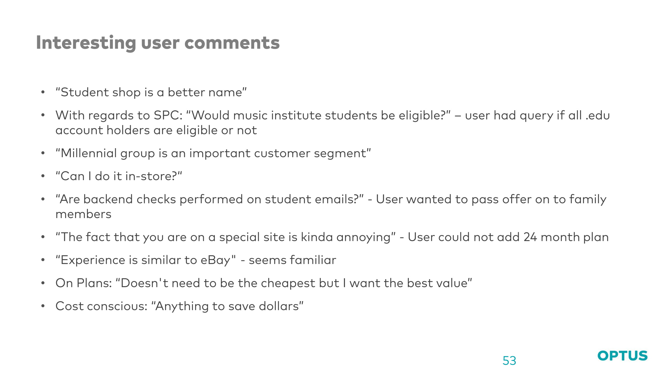 Optus case study slide 53