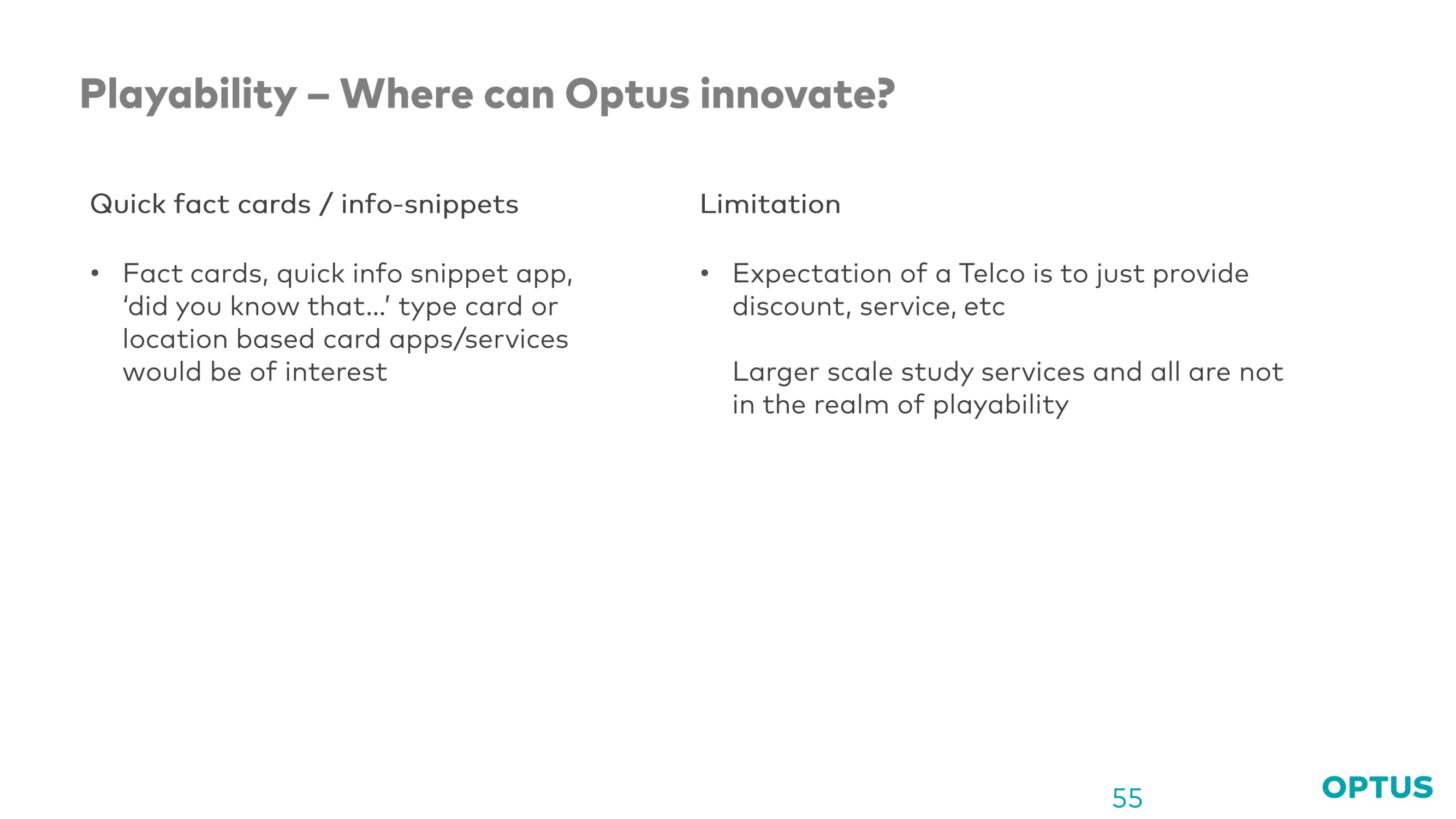Optus case study slide 55